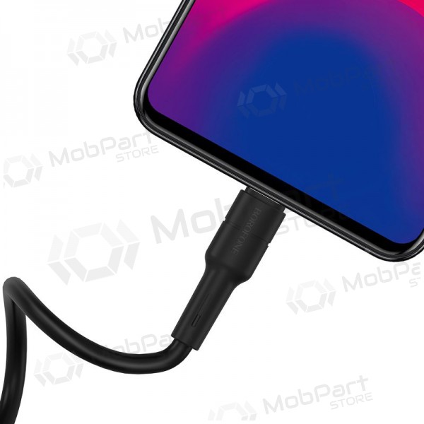 USB kabel Borofone BX30 microUSB 1.0m (černá)