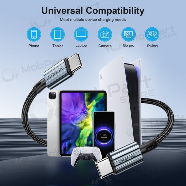 USB kabel Choetech XCC-1015 USB-C to USB-C PD60W 2.0m černá
