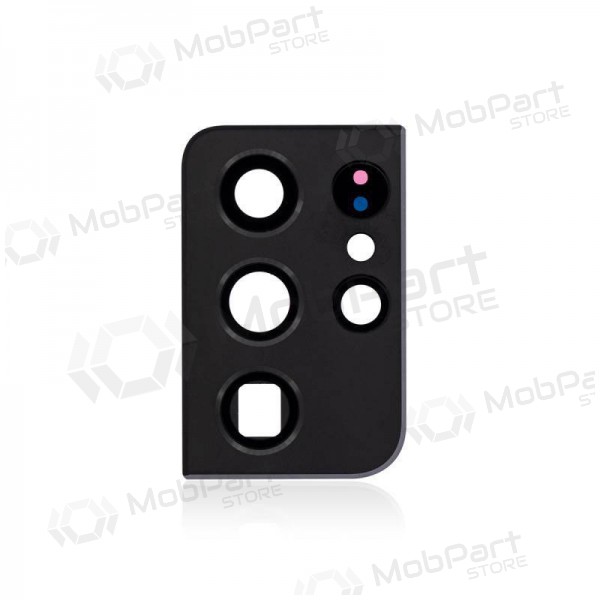 Samsung Galaxy S21 Ultra 5G sklo kamery (černá) (s rámem)