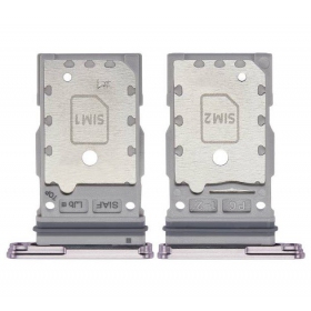 Samsung Galaxy S23 / S23 Dual SIM držák karty (levandos) (service pack) (originál)