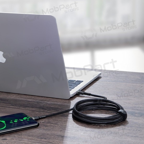 USB-C kabel Baseus Cafule CATKLF-ALG1 USB-C na USB-C 2 m 100 W černý