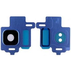 Samsung Galaxy S8 sklo kamery (s rámem) (modrý)