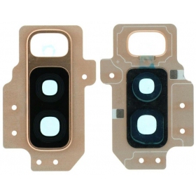 Samsung Galaxy S9+ sklo kamery (zlatý)