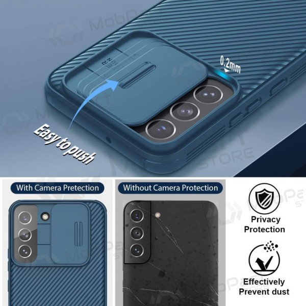 Obal Samsung Galaxy S24 „Nillkin CamShield Pro“ (modrý)