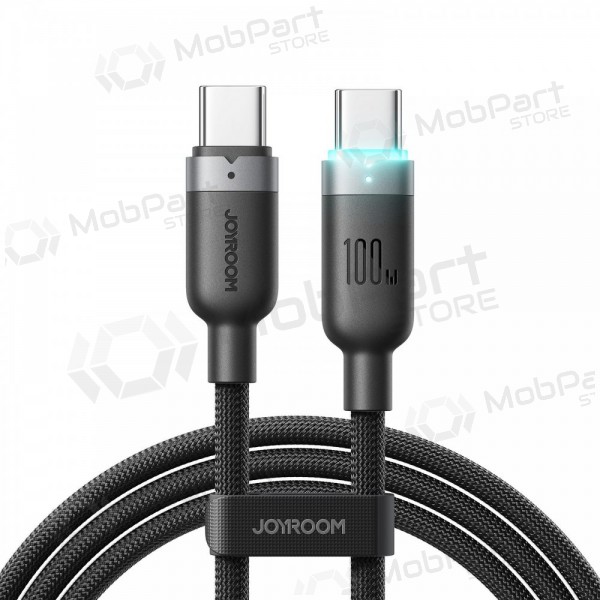 USB-C kabel Joyroom S-A63 USB-C na USB-C 1.2 m 100 W černý