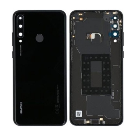 Huawei Y6p 2020 zadní kryt baterie (Midnight Black) (použitý grade C, originál)
