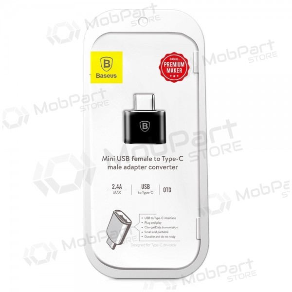 USB-C adaptér Baseus CATOTG-01 USB-A na USB-C OTG černý