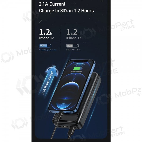 Externí baterie Power Bank Awei P6K 5V/2.1A 20000mAh černá