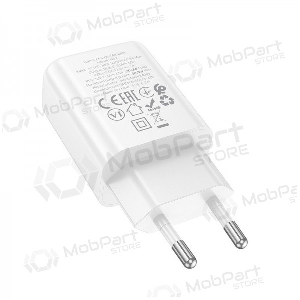 Nabíječka telefonu Hoco N62 30 W GaN USB-C bílá