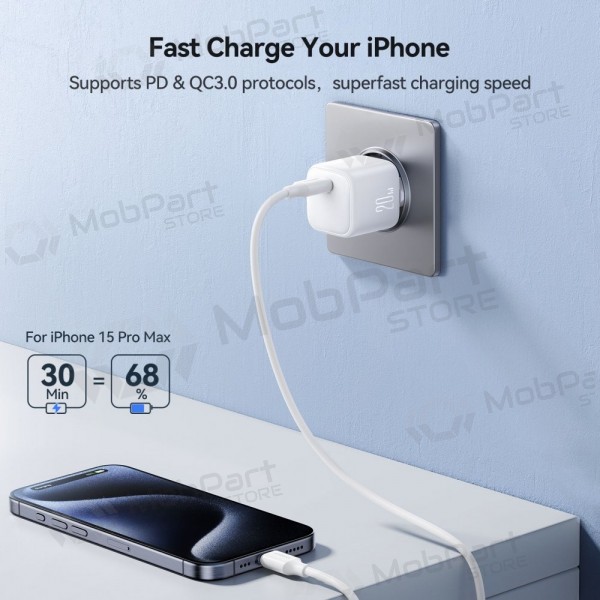 Nabíječka telefonu Joyroom JR-TCG08 20 W USB-C GaN černá