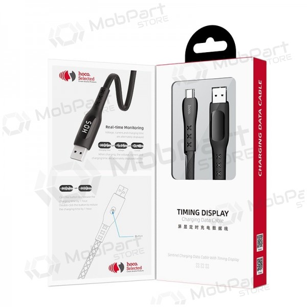 USB kabel HOCO S6 lightning 1.2m černá