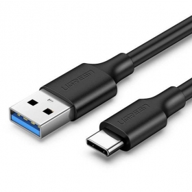 USB-C kabel Ugreen US184 USB-A na USB-C 1 m USB 3.2 Gen1 3 A černý