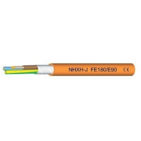Silový kabel Eupen NHXH FE-180/E90 4x1,5 mm² měděný LSZH 1 kV