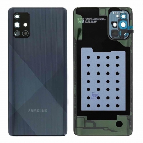 Samsung A715 Galaxy A71 2020 zadní kryt baterie černá (Prism Crush Black) (použitý grade C, originál)