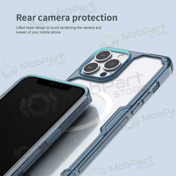 Obal Apple iPhone 13 „Nillkin Nature Magnetic“ (modrý)