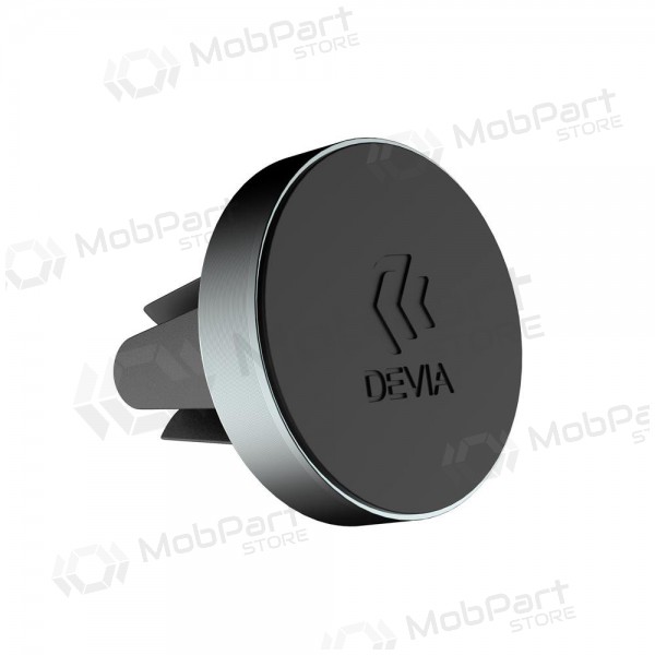 Automobilinis Univerzální telefono laikiklis Devia Circle attaches to ventilation grilles, magnetic, černá