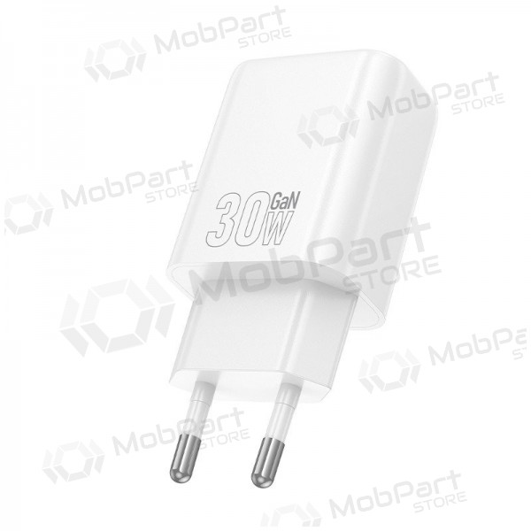 Nabíječka telefonu Hoco N62 30 W GaN USB-C bílá
