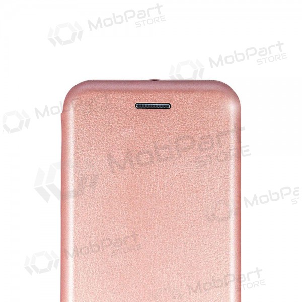 Apple iPhone 12 / 12 Pro obal -Book Elegance- (růžový / zlatý)