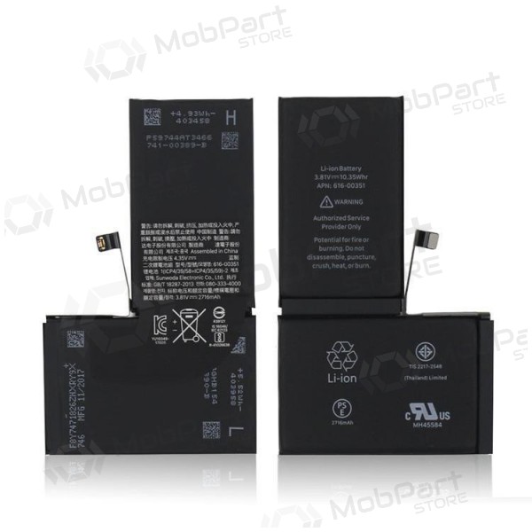 Apple iPhone X baterie / akumulátor (2716mAh) - Premium