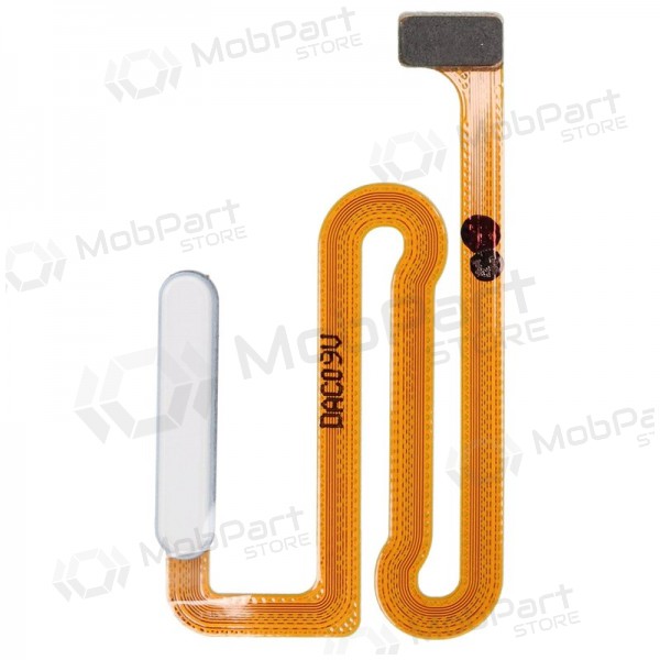 Samsung Galaxy A125 A12 / A127 A12S snímač otisků prstů a tlačítko zapnutí/vypnutí (bílé) (service pack) (originální)