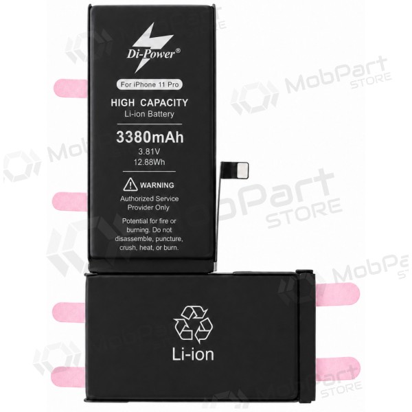 Baterie Apple iPhone 11 Pro, akumulátor Di-Power 3380 mAh (zvýšená kapacita)