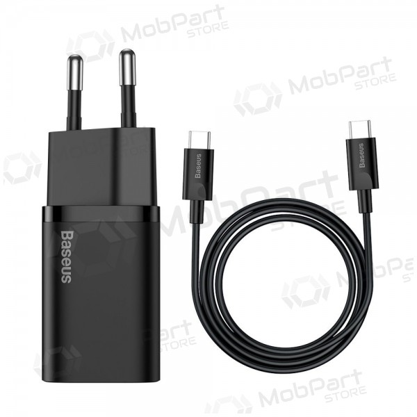 Nabíječka buitinis Baseus Super Si 25W + Type-C 1.0m černá TZCCSUP-L01