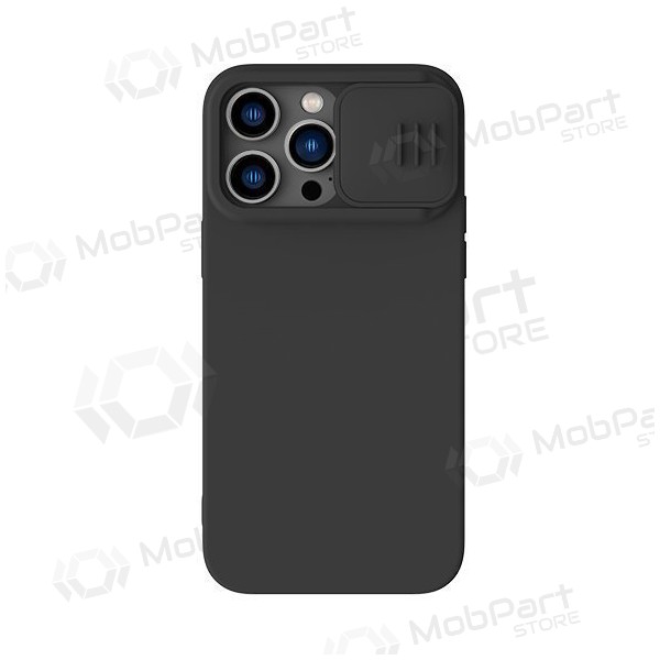 Apple iPhone 15 pouzdro „Nillkin Silicone“ (černá)