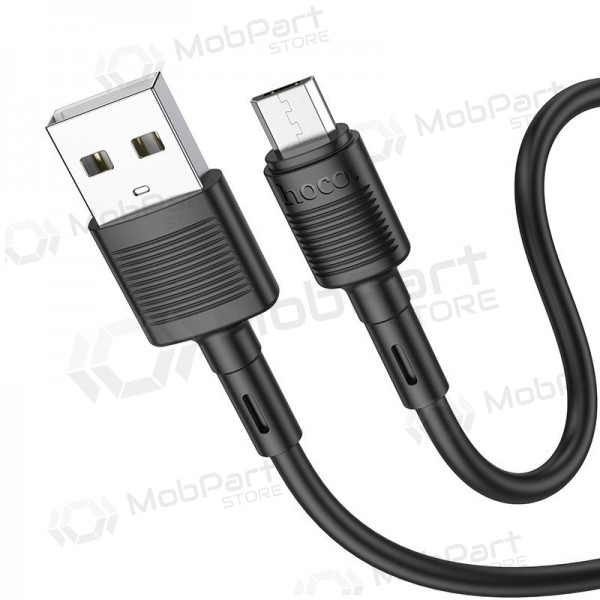 USB kabel Hoco X83 USB-A to MicroUSB 1.0m černá