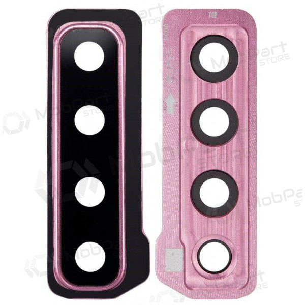 Samsung Galaxy A9 2018 sklo kamery (s rámem) (růžový)