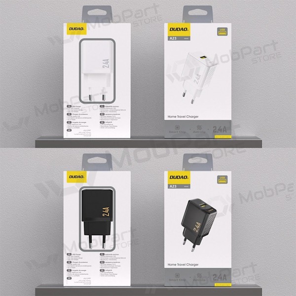 Nabíječka telefonu Dudao A23 12 W USB-A černá
