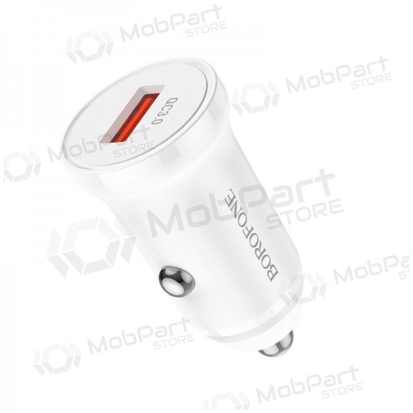 Nabíječka automobilinis Borofone BZ18 Quick Charge 3.0 18W (bílý)