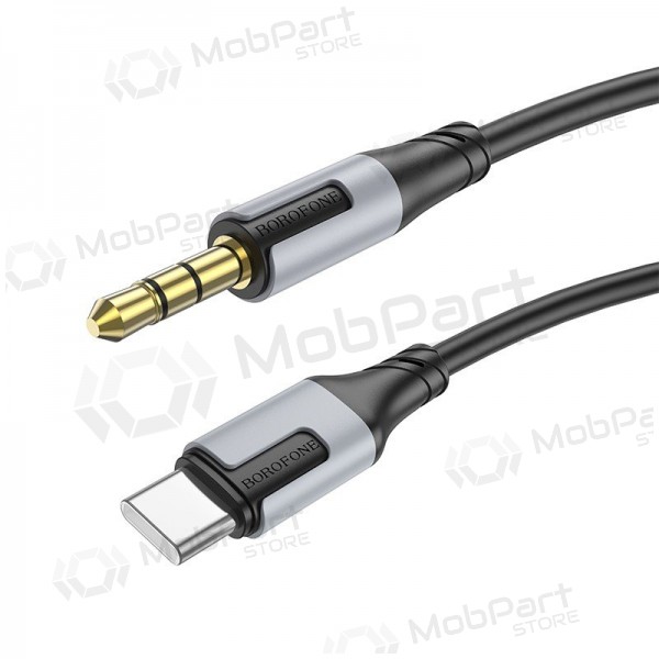 Audio kabel Borofone BL19 USB-C na 3.5 mm černý