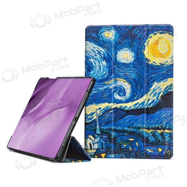 Samsung Galaxy Tab A9+, Tab A11+ obal - Smart Leather (starry night)