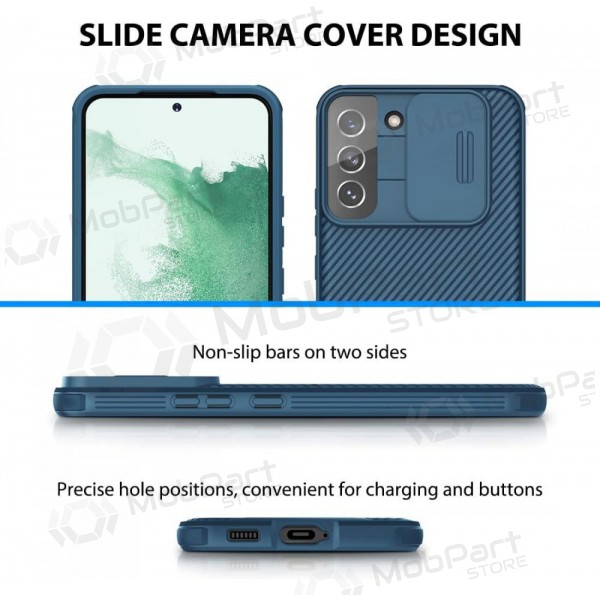 Obal Samsung Galaxy S24 „Nillkin CamShield Pro“ (modrý)