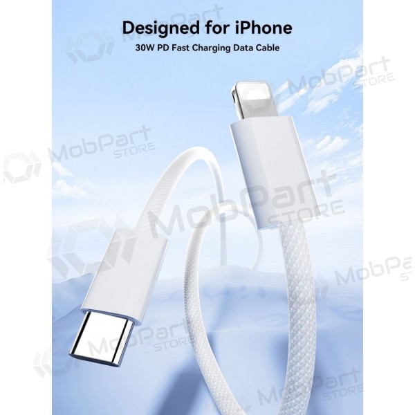 USB kabel Joyroom S-A45 USB-C to Lightning 30W 1.2m bílý
