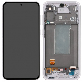 Samsung Galaxy A56 displej (růžový) (s rámem) (refurbished)