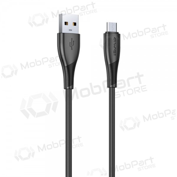 Micro USB kabel Awei CL-182M USB-A na Micro USB 1 m černý