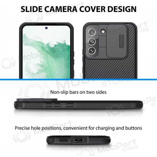 Obal na Samsung Galaxy S24 „Nillkin CamShield Pro“ (černý)