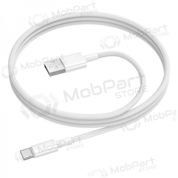 USB-C kabel Borofone BX117 USB-A na USB-C 1 m bílý