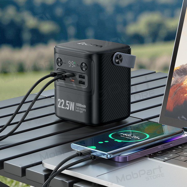 Externí baterie Power Bank Hoco J152 22.5W+PD20W 80000mAh černá