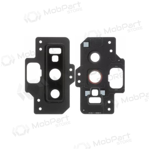 Samsung Galaxy Note 9 sklo kamery (s rámem) (černá)