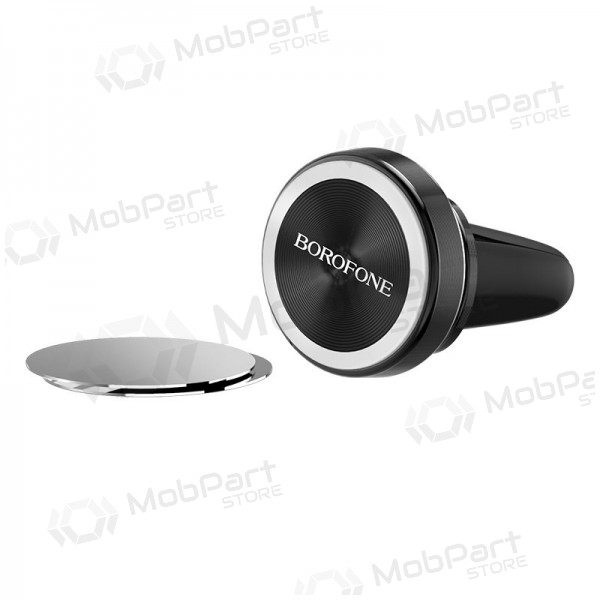 Automobilinis Univerzální telefono laikiklis Borofone BH6, mounted on ventilation grilles, magnetic, černá