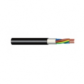 Silový kabel Lietkabelis CYKY 3x2.5 mm² měděný PVC 450/750 V 100 m cívka.
