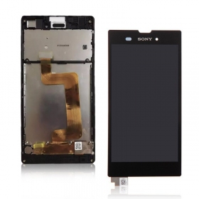 Sony D5103 Xperia T3 displej (černá) (s rámem) (service pack) (originál)
