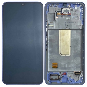 Samsung Galaxy A34 5G displej (fialový) (s rámečkem) (originální)