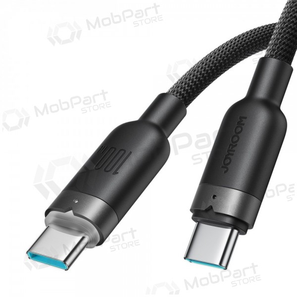 USB-C kabel Joyroom S-A63 USB-C na USB-C 1.2 m 100 W černý