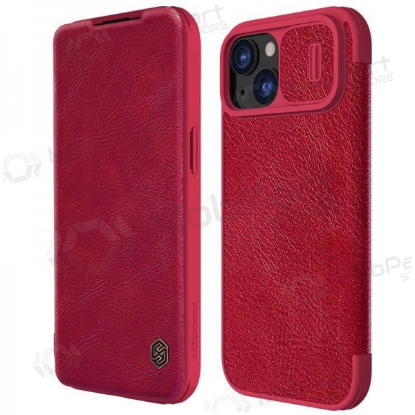 Apple iPhone 14 obal „Nillkin Leather“ (červený)