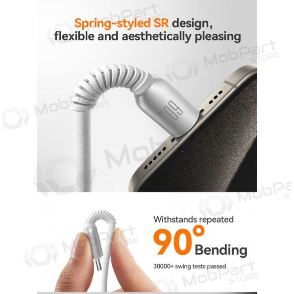 USB kabel Joyroom S-A51 USB-C to USB-C 60W 1.2m šedá