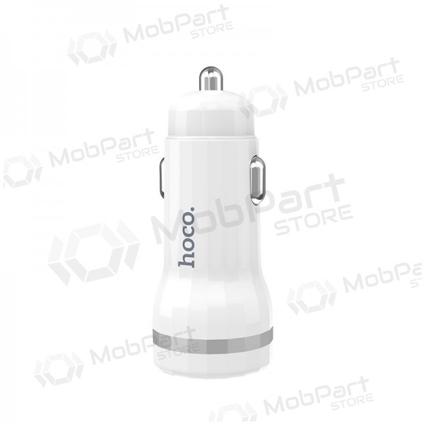 Nabíječka automobilinis Hoco Z27 (2.4A) (bílý)