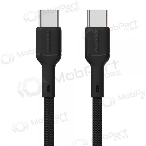 USB-C kabel Dudao L9C USB-C na USB-C 2 m 65 W černý